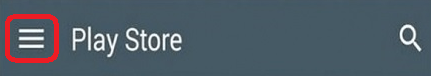 menu android playstore
